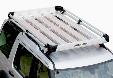 RHINO RACK LARGE ALLOY TRAY ROOF RACK SYSTEM - DISCOVERY 3 & 4