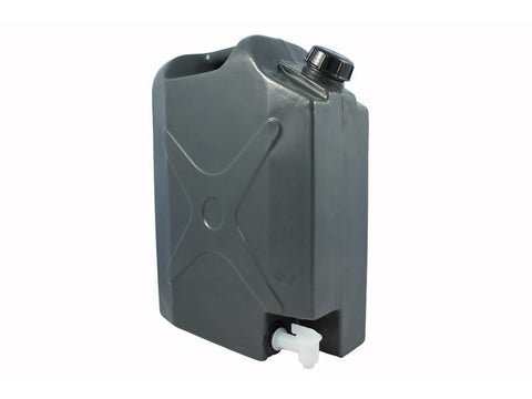 PLASTIC WATER JERRY CAN WITH TAP