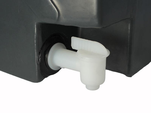 PLASTIC WATER JERRY CAN WITH TAP