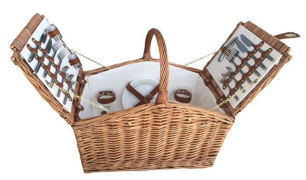 PICNIC BASKET - 4 Person Slope-side Hamper